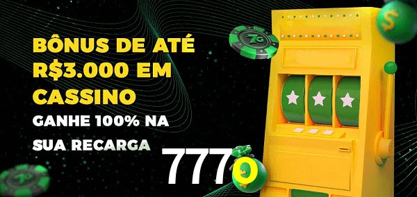 777o melhor bônus de depósito